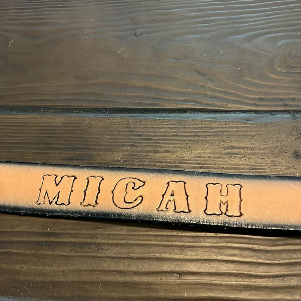 Cowhide boys belt- size 30